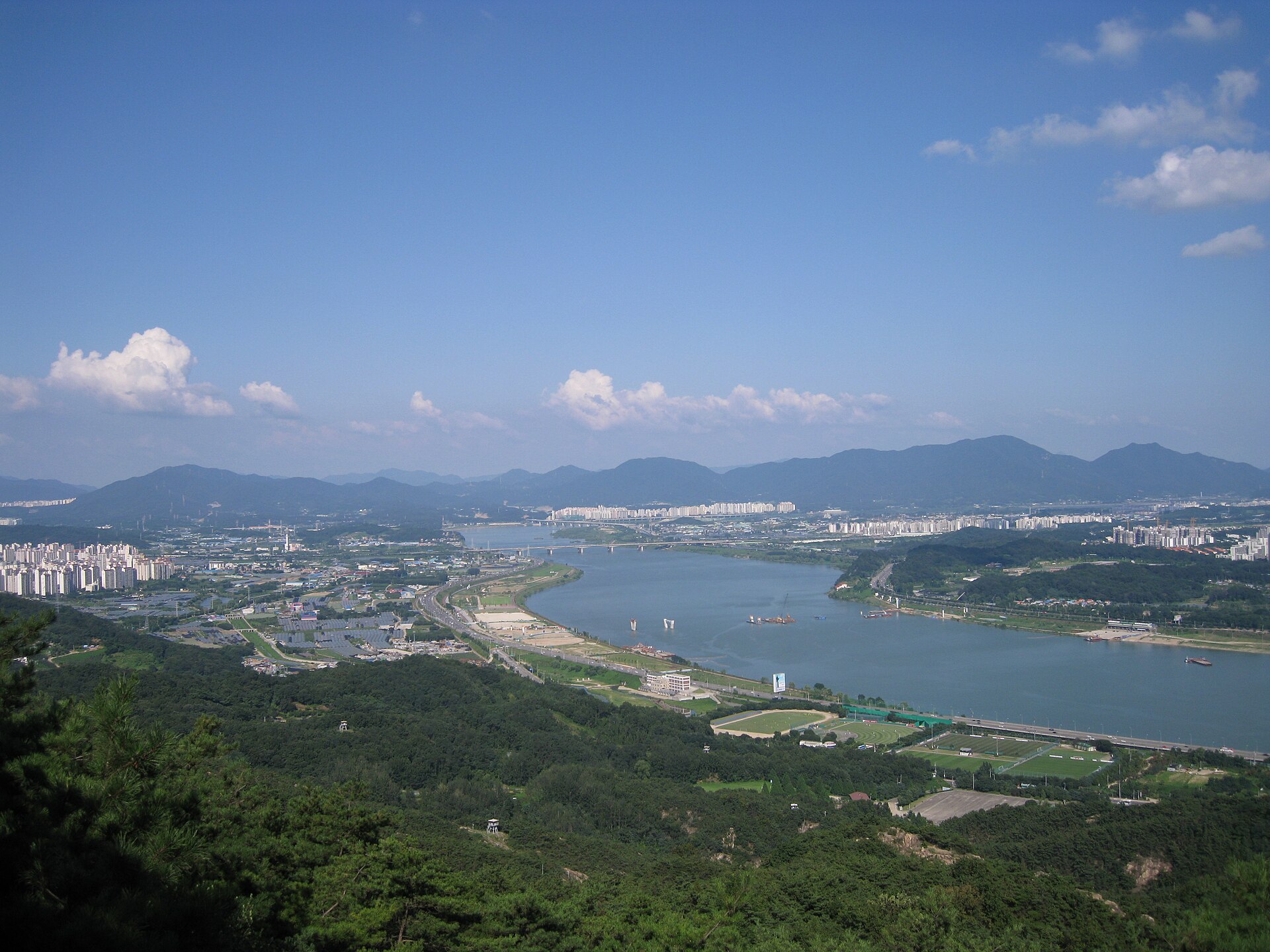 South Korea skyline